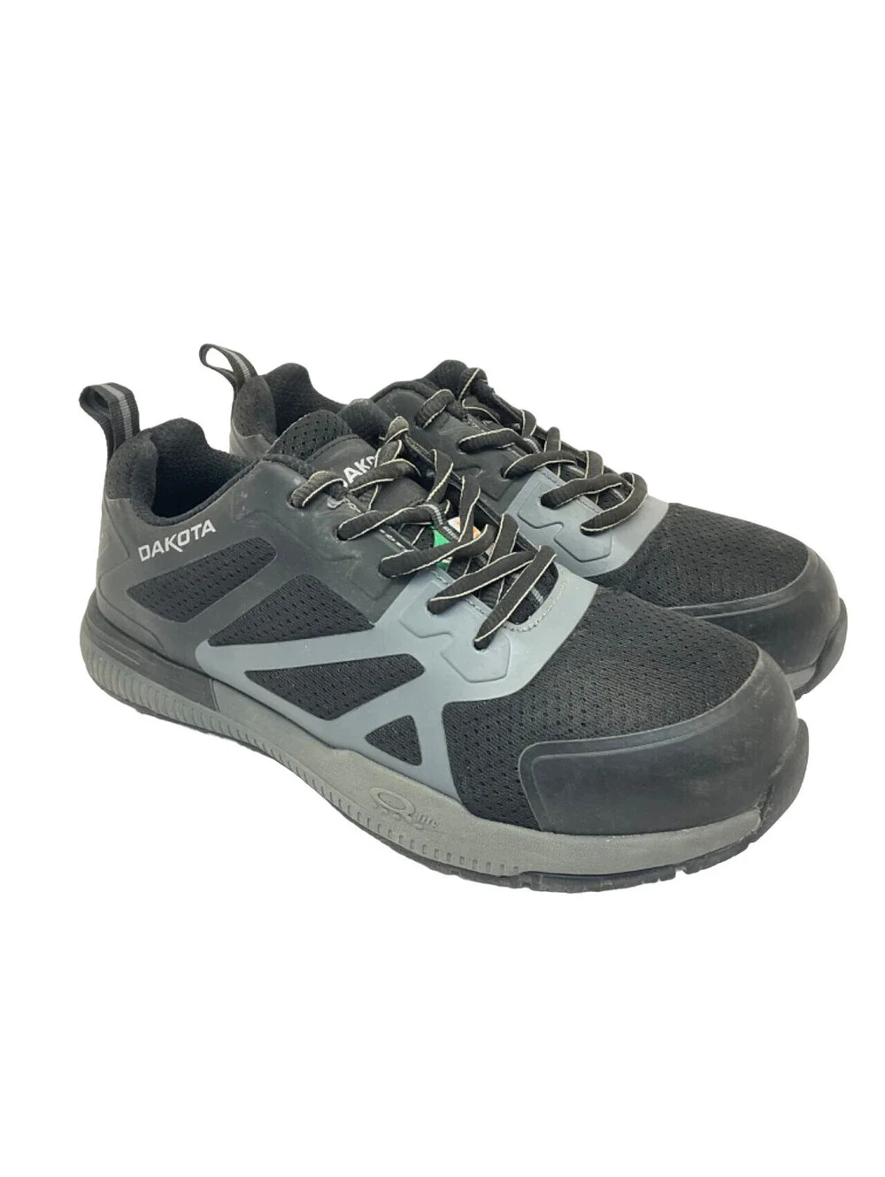 Dakota Men's Low-Cut Composite Toe 3821 Athletic Work Shoes Black/Grey Size 7M